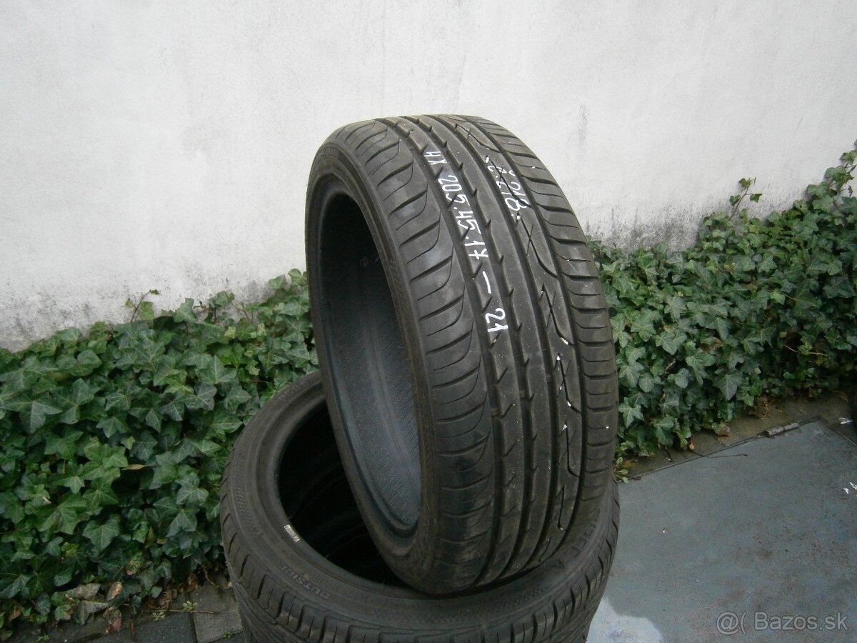Predám 4x letné pneu ATHRZZ-A 205/45 R17 88WXL