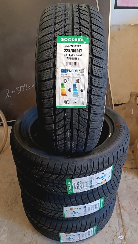 225/50 R17 zimné pneumatiky rok výroby DOT 2025
