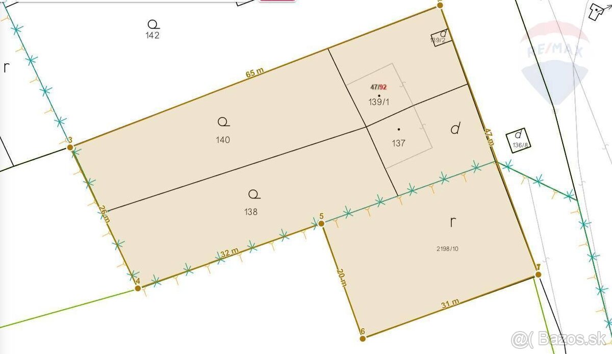 Investičné stavebné pozemky - 2278 m2 - Nitrianske Pravno
