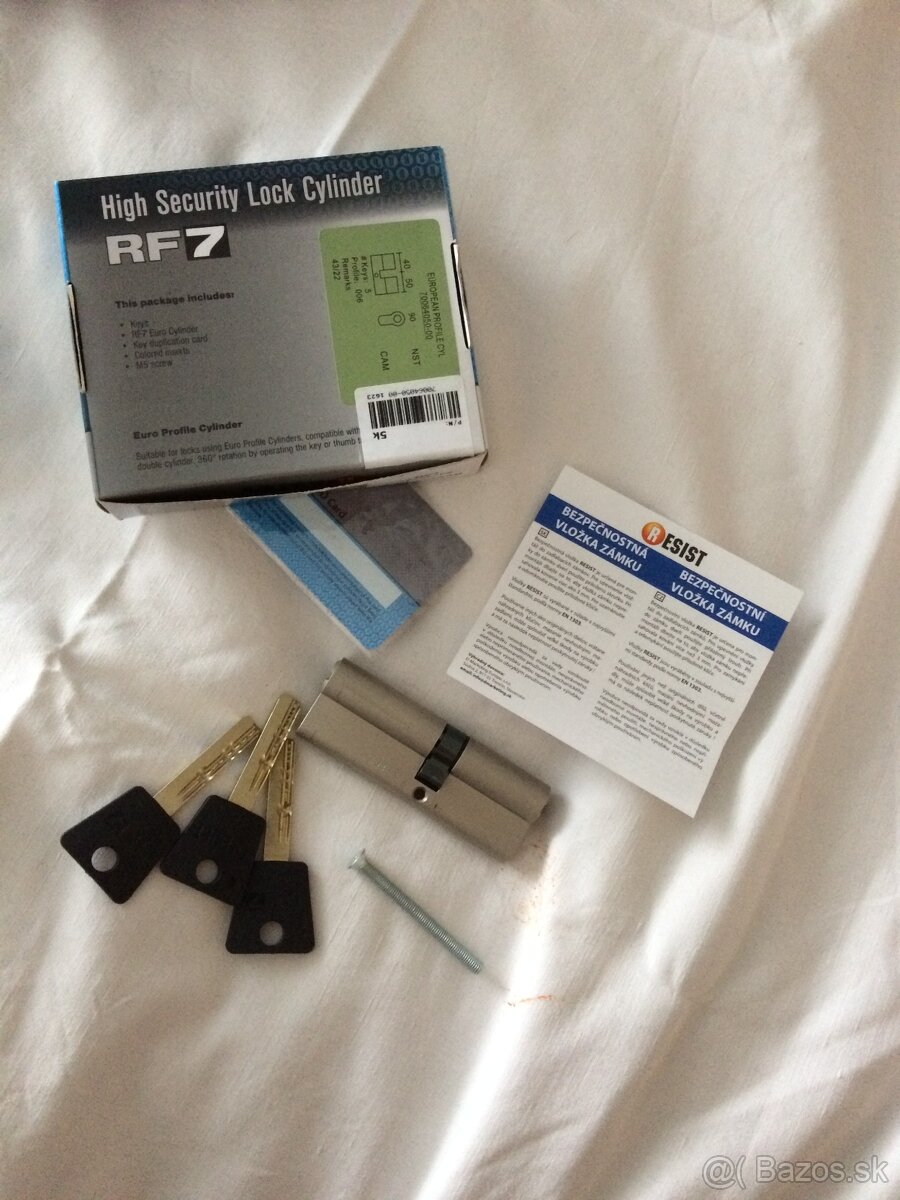 Bezpečnostná vložka zámku Resist RF 7- NOVÝ