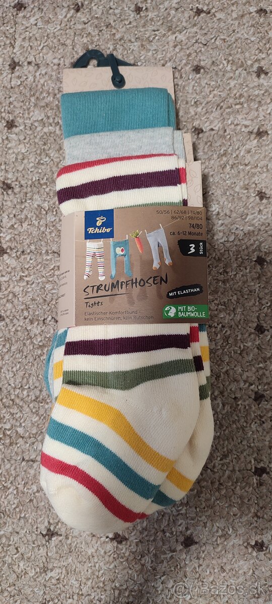 Nové pančuchy Tchibo 74/80