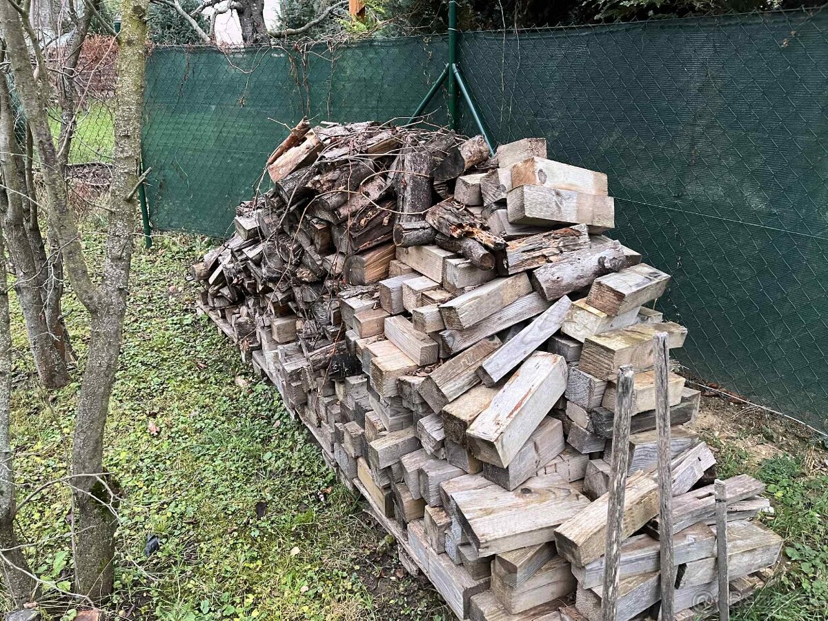 Palivové drevo - mix odrezkov, cca 2-2.5pm