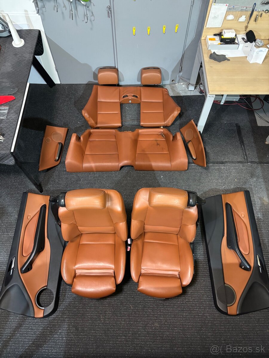 Predám kompletný kožený interiér BMW E46 M3 Cabrio