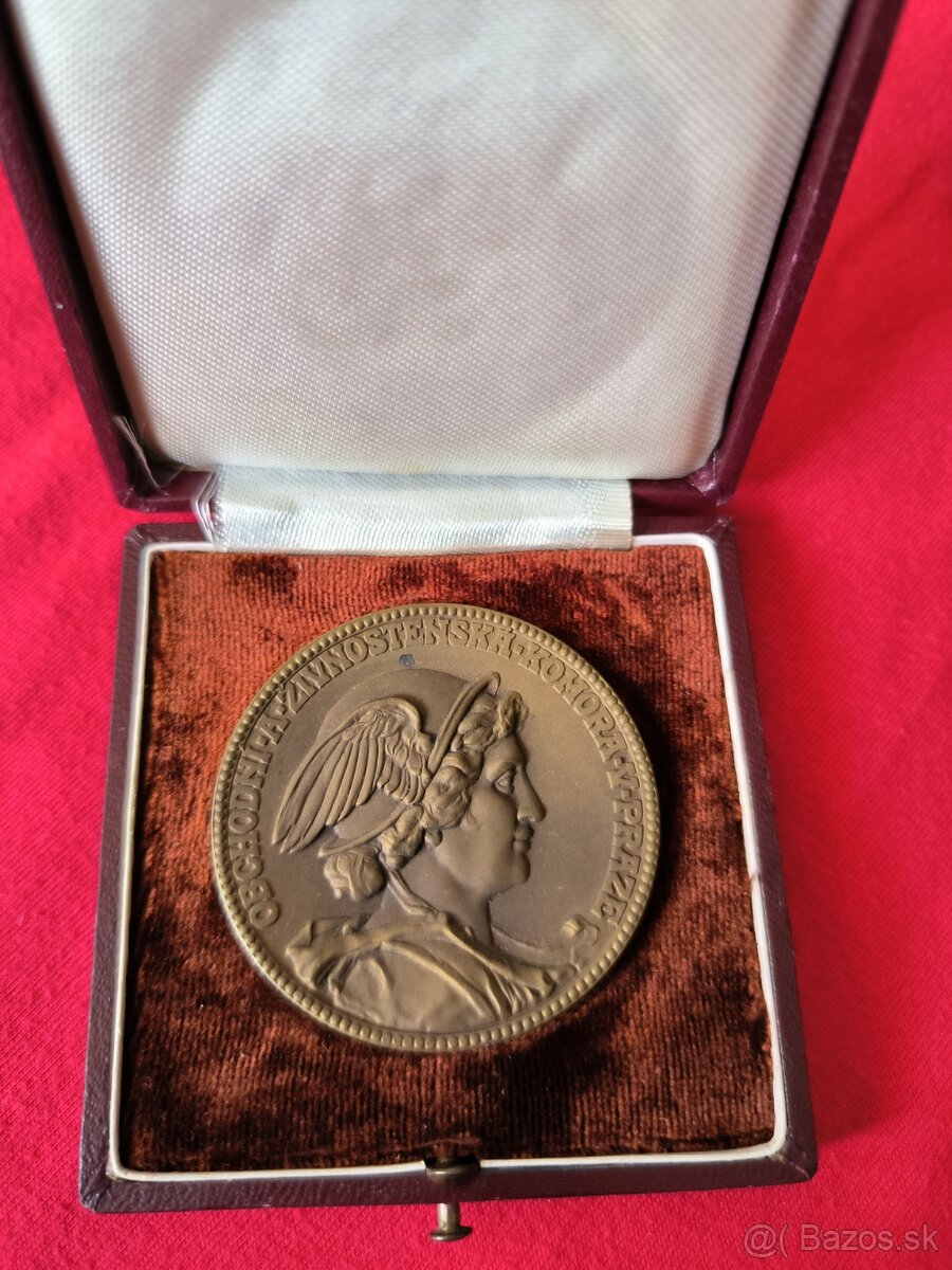 Medaila Obchodná živnostenská komora Praha