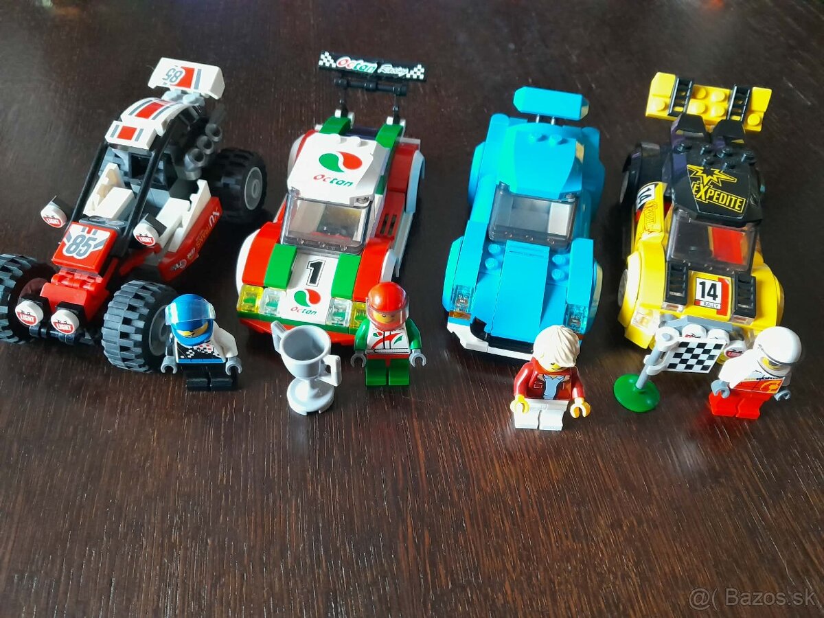4x LEGO City autíčka : 60113, 60145, 60285, 60053