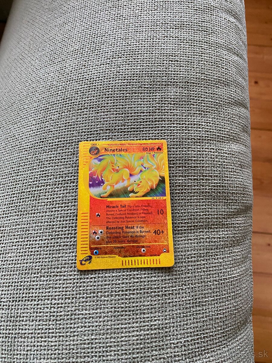 Ninetales - Pokemon - rok 2002 - HOLO