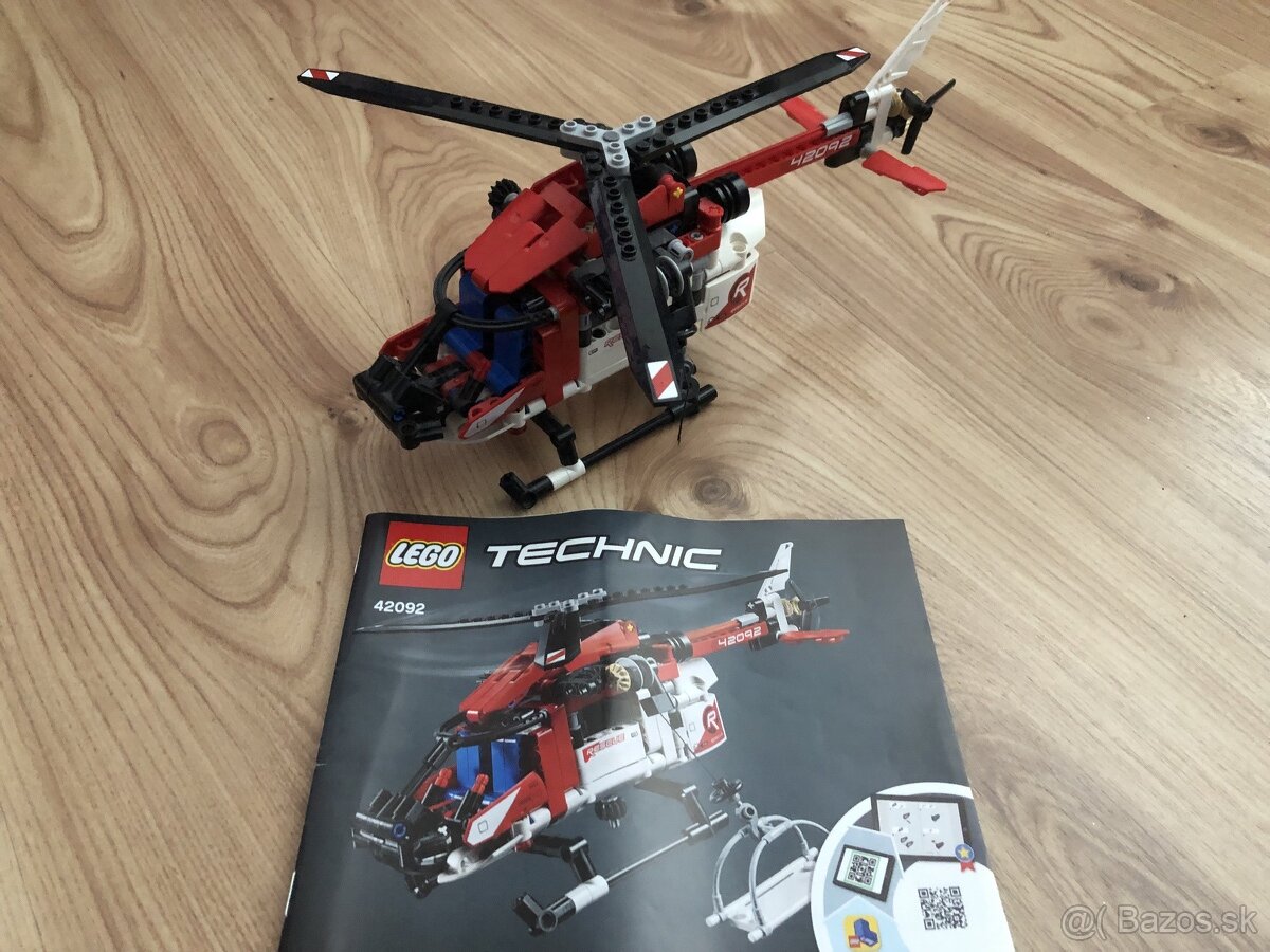 Lego TECHNIC 42092 - Záchranársky Vrtuľník