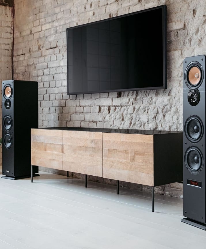Teufel Ul mk3 18 + Yamaha R-S202D