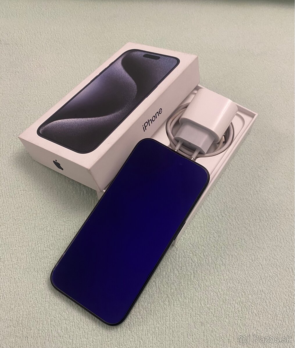 Predám iPhone 15 Pro 256GB blue titanium