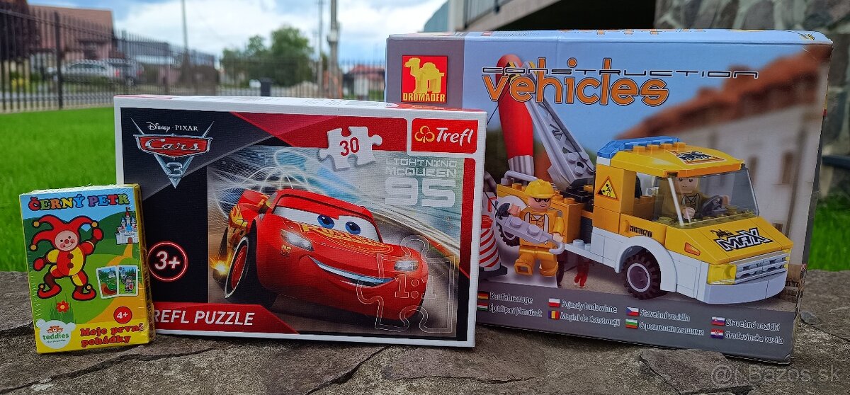HRY PRE CHLAPCA – KARTY, PUZZLE, STAVEBNICA
