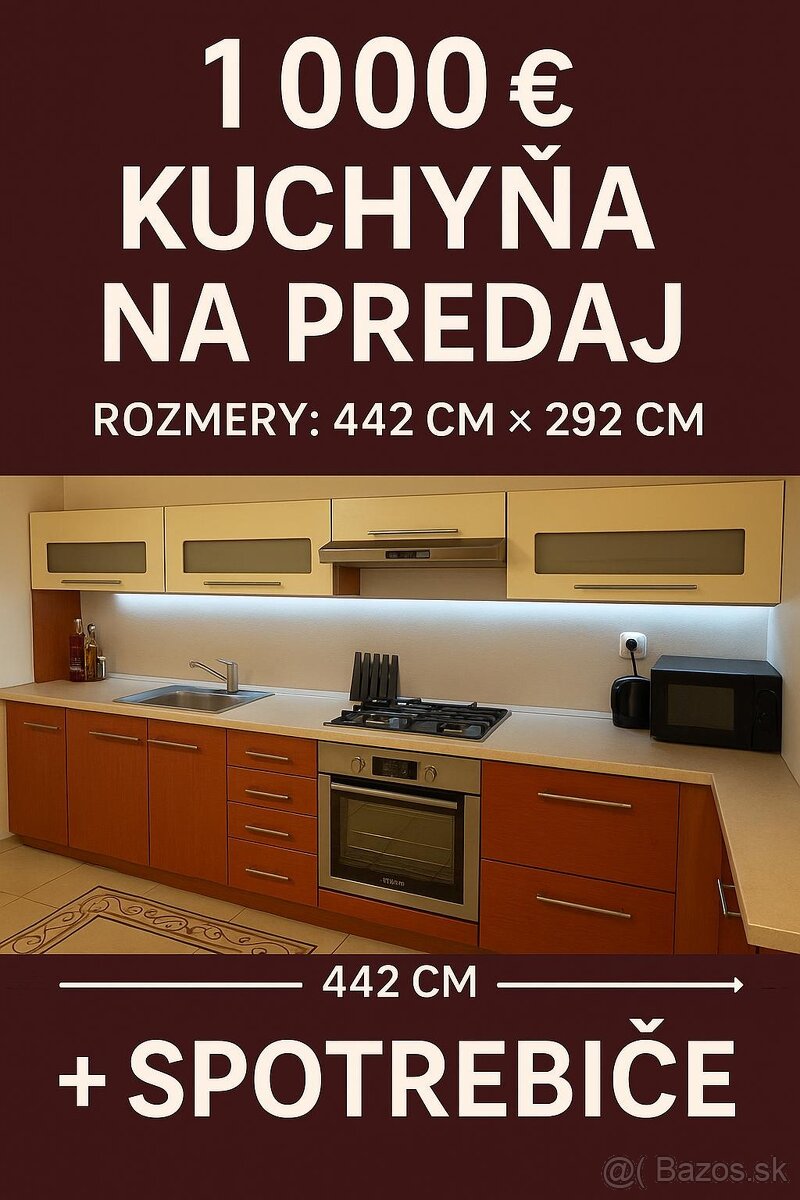 Kuchynská linka so spotrebičmi