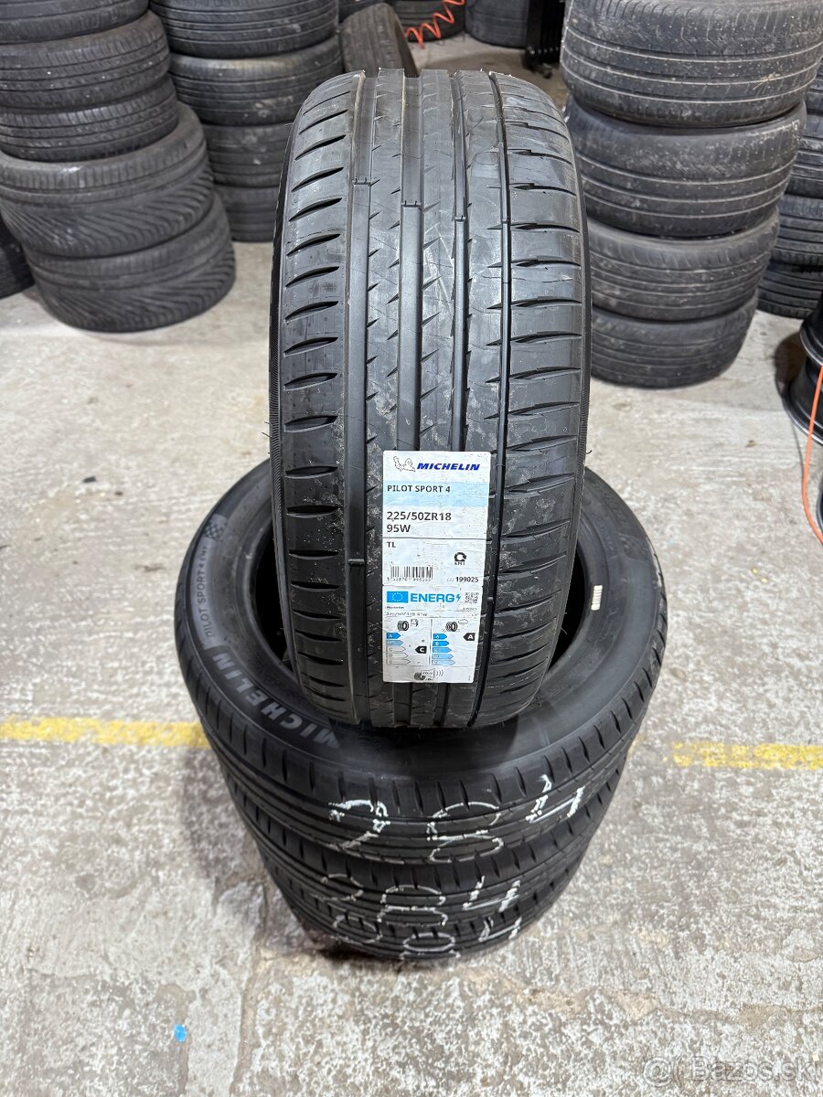 L284 letné 4ks nové 225/50R18 emt - run flat