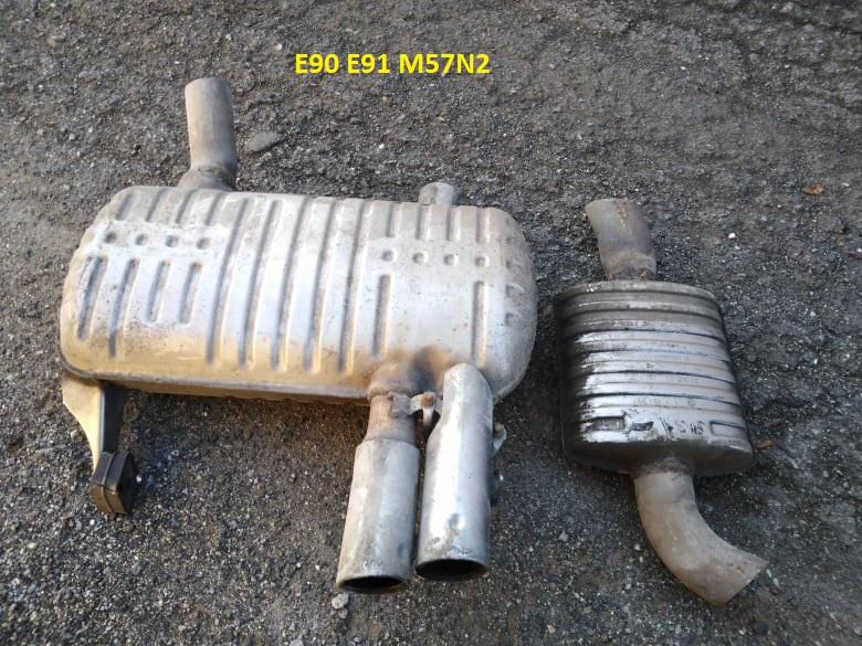 BMW E90 E91 E60 E61 E87 E65 výfuk, diesel