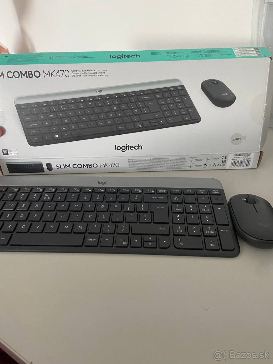 Súprava Logitech Slim Combo MK470