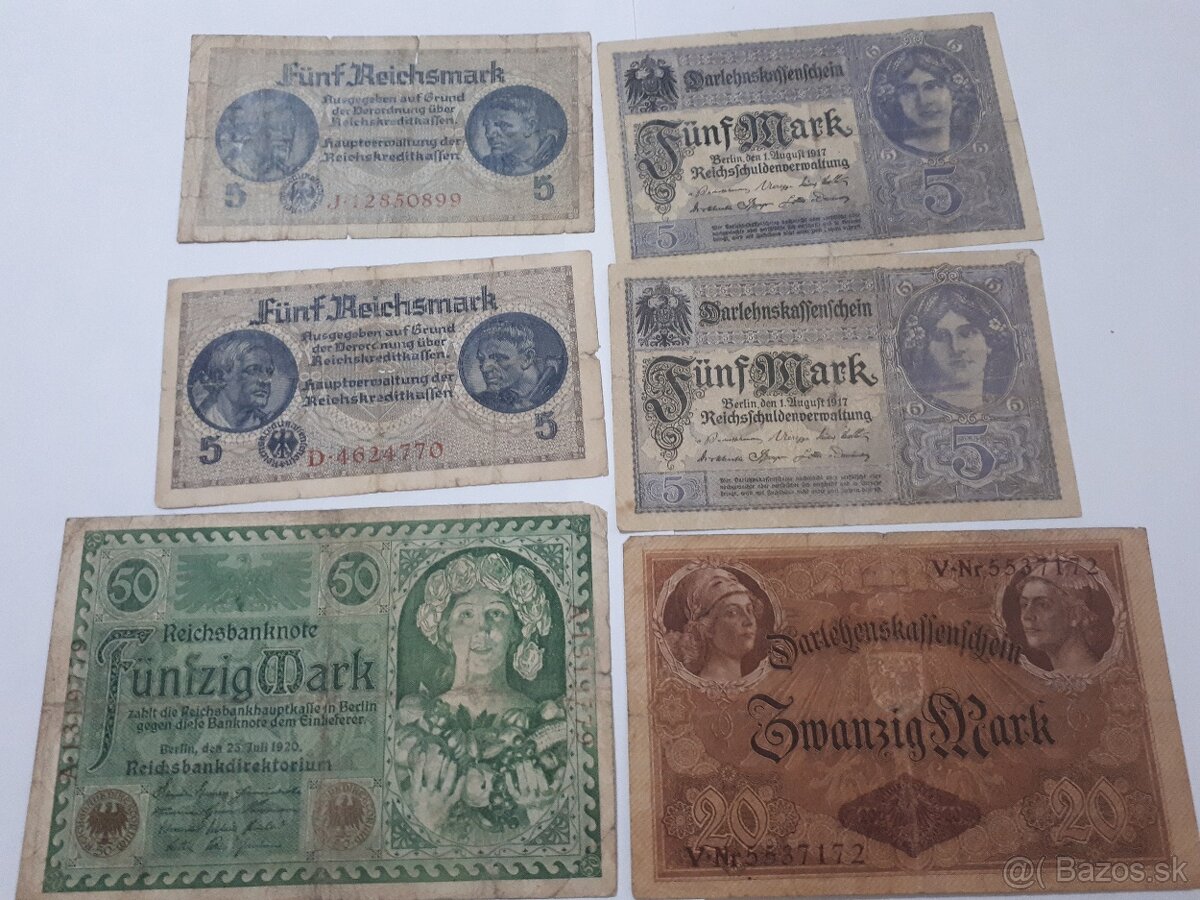 Nemecke bankovky1