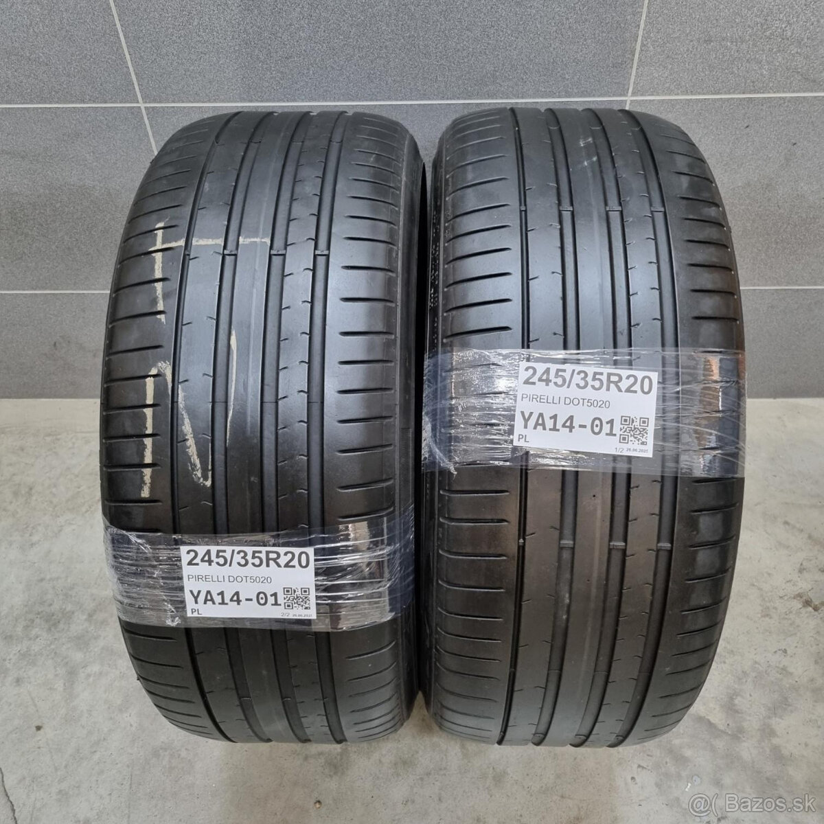 Letné pneumatiky 245/35 R20 PIRELLI DOT5020