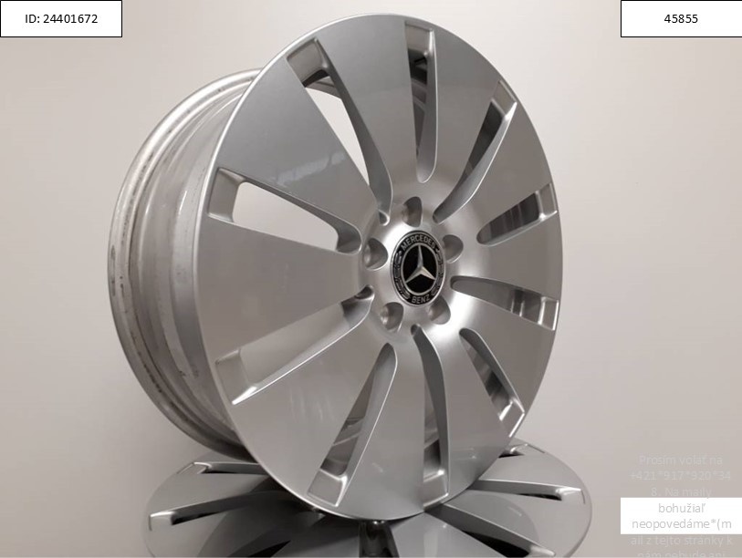 Mercedes C Klass orig. alu disky dvojrozmer R17 5x112 1222