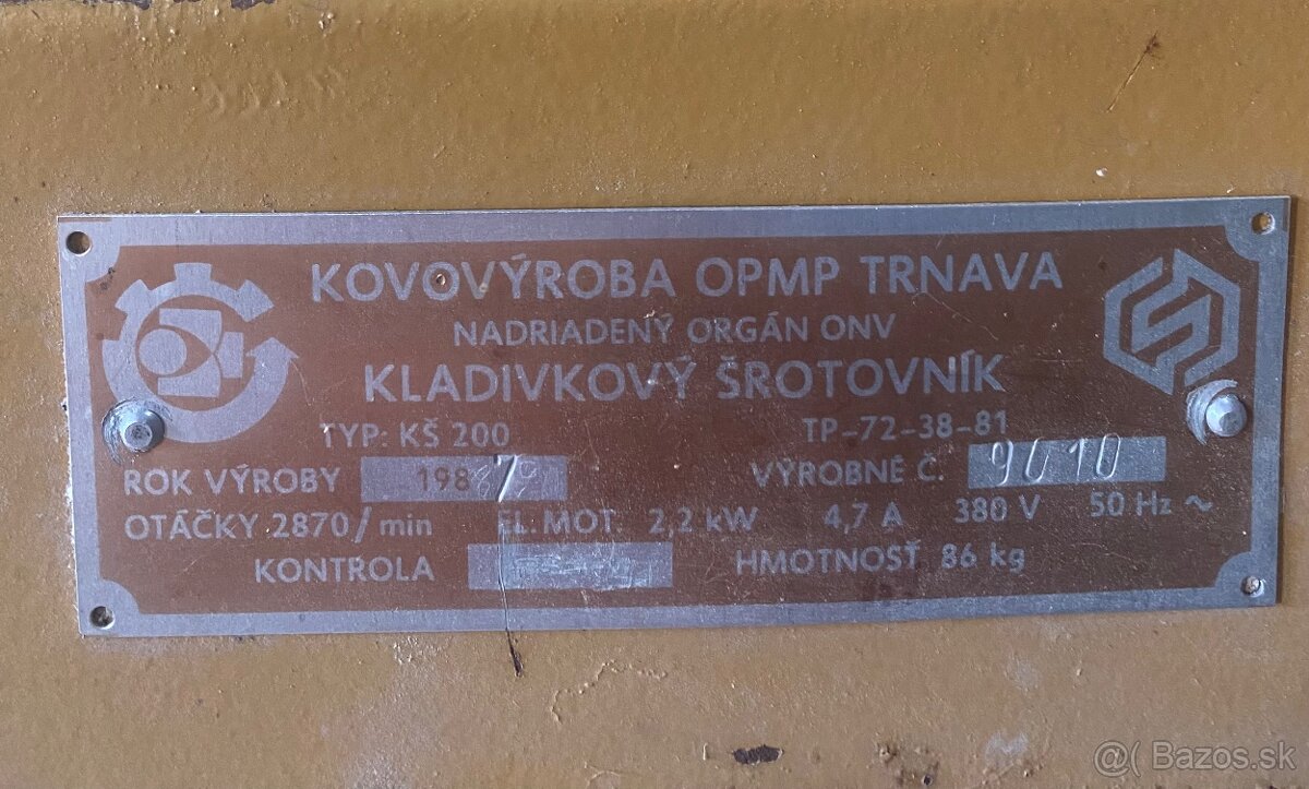 Kladivkový šrotovník