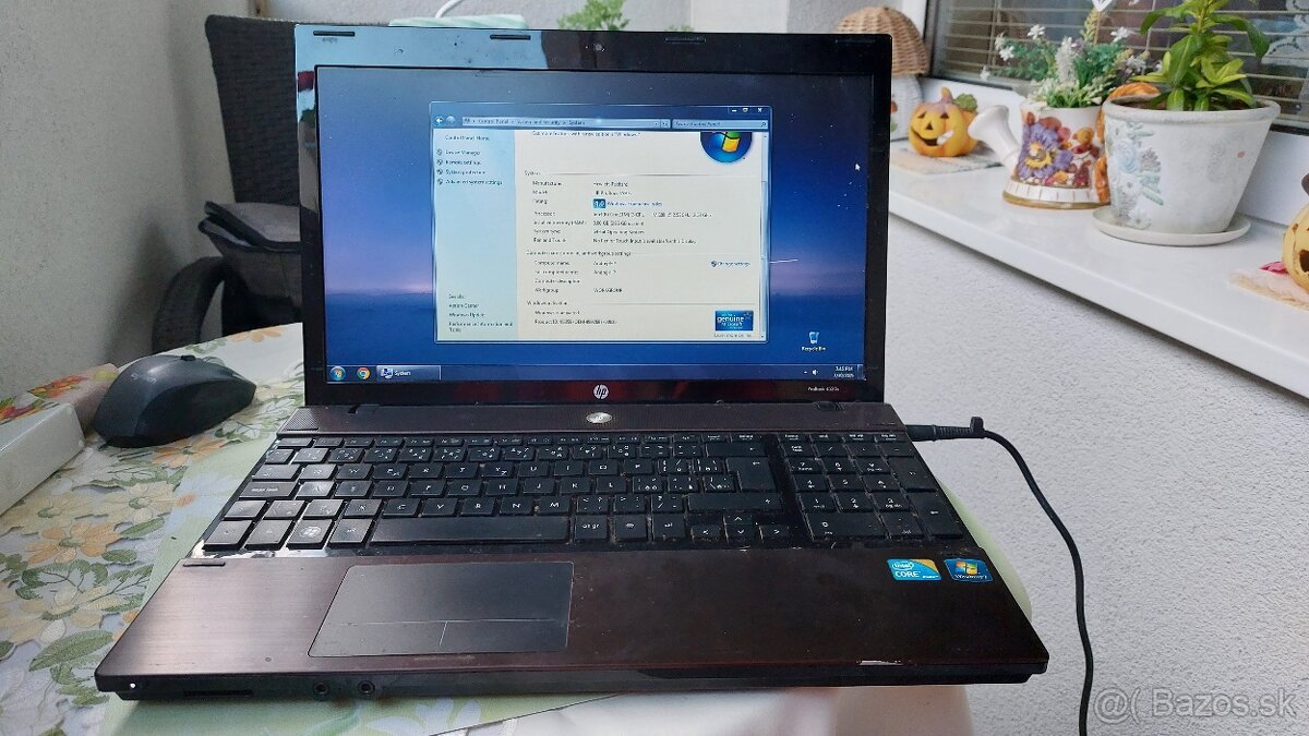 HP ProBook 4520s – starší notebook, vhodný na jednoduché pou