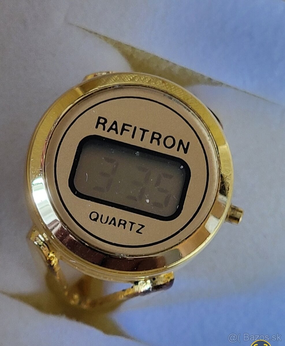 Predám vintage 80'digi prsteň Rafitron plne funkčný, 29e