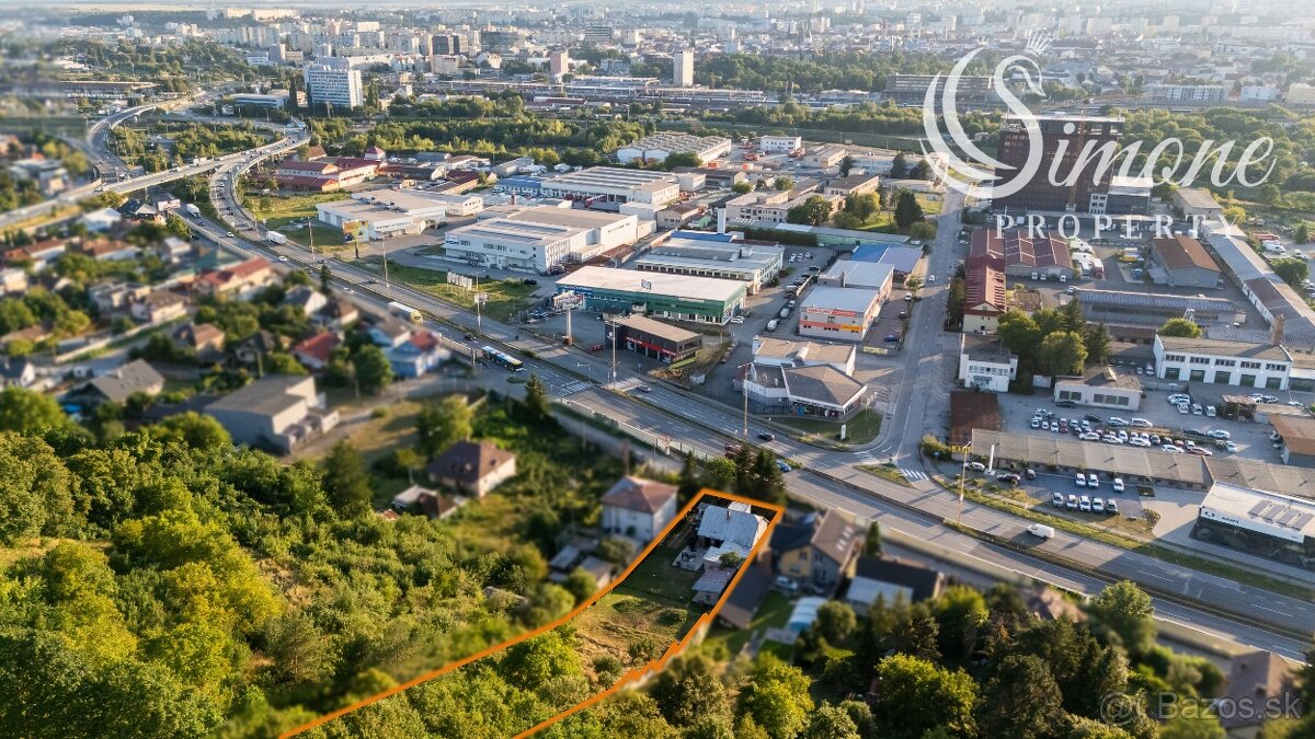 Investičný pozemok s Rodinným domom v blízkosti centra Košíc
