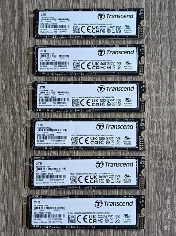 2TB / 1TB / 512GB Transcend MTE712A Industrial - 4 000TBW