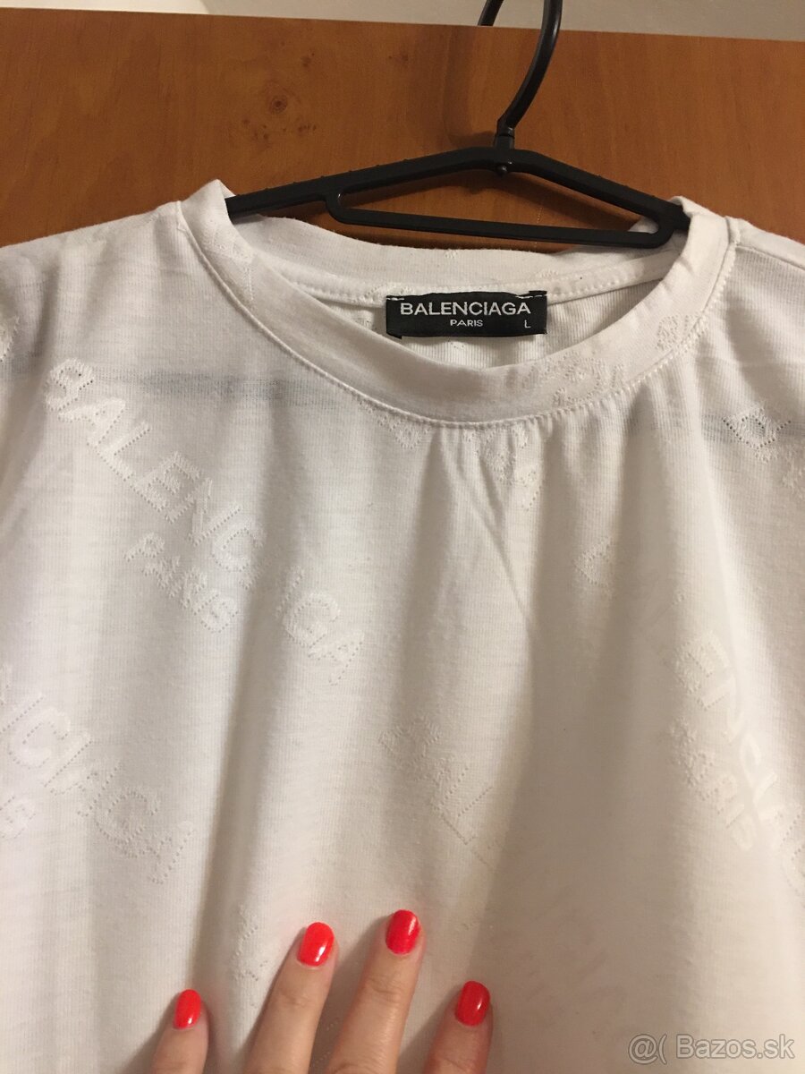 NOVÉ BALENCIAGA pánske tricko L