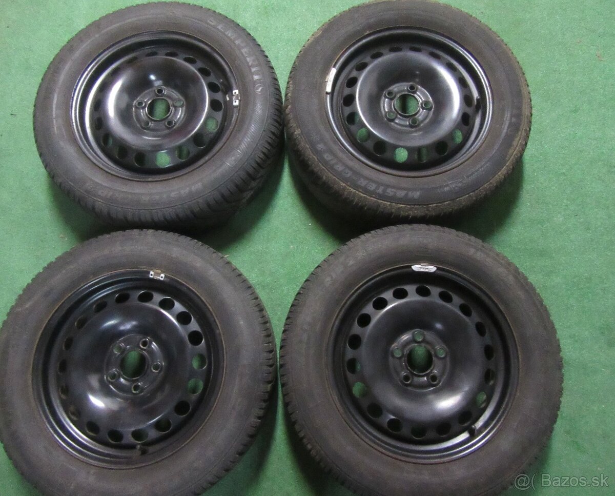 R15 zimná sada VW POLO FABIA 5x100 185/65R15 SEMPERIT
