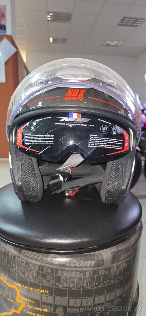 Moto prilby NOX N129 Triom. XXL