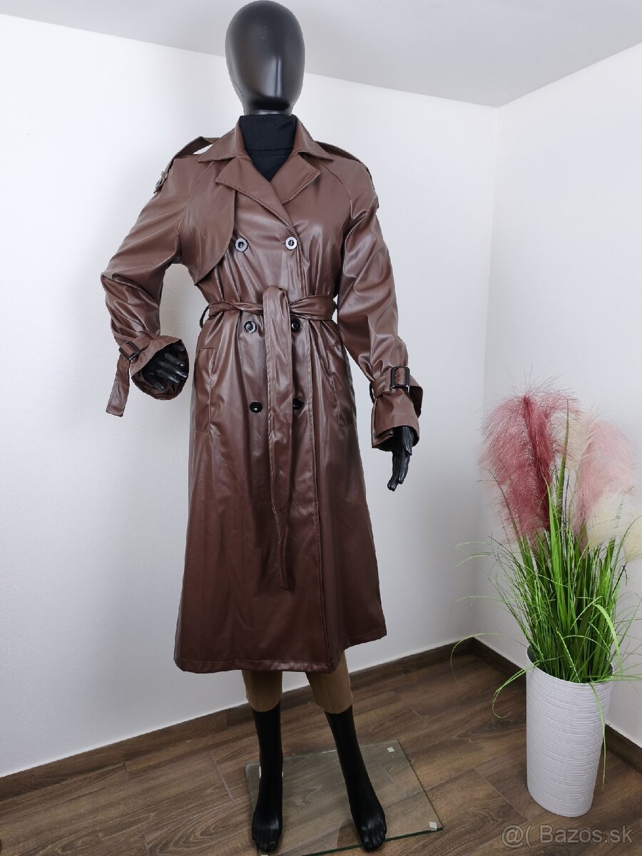 Dámsky kožený kabát