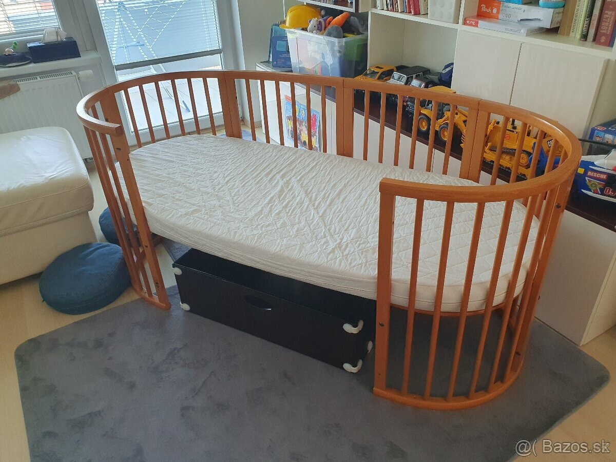 Stokke Sleepi rozširenie Junior Walnut (hnedá)