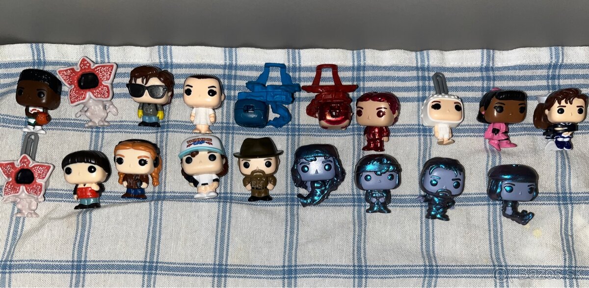 Figúrky Kinder Joy zo zbierky Stranger Things