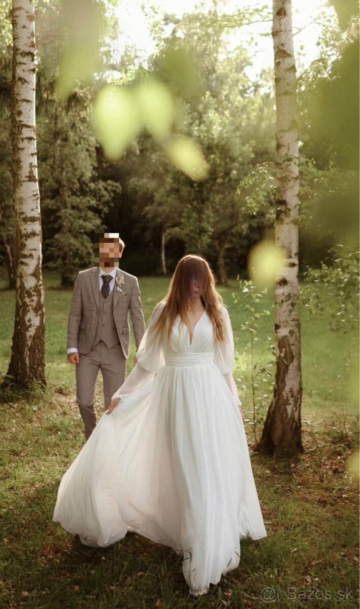 Boho svadobné šaty