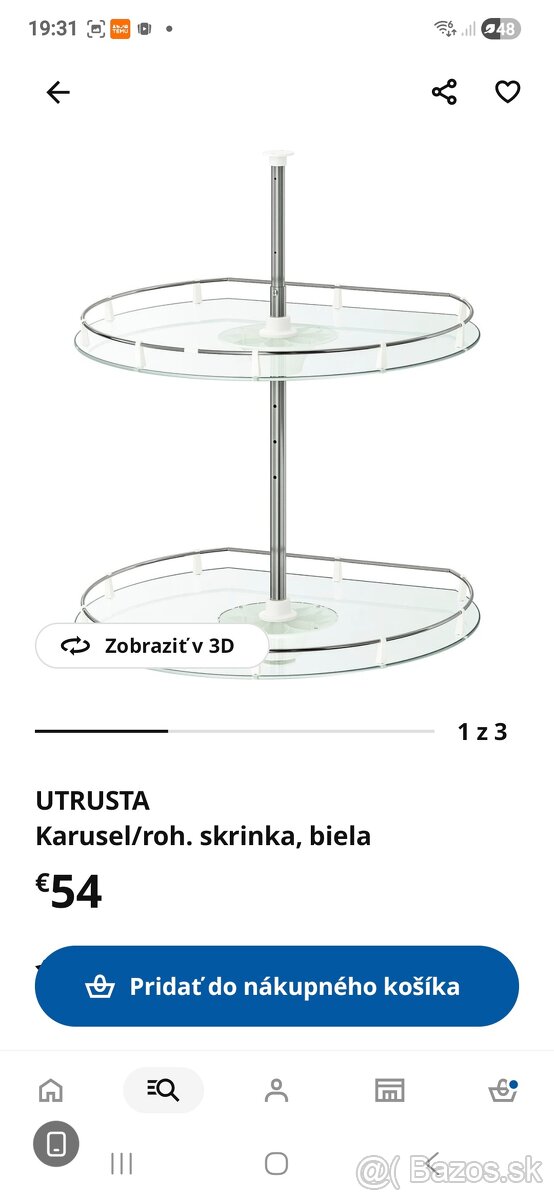Otočná polica Ultrusta