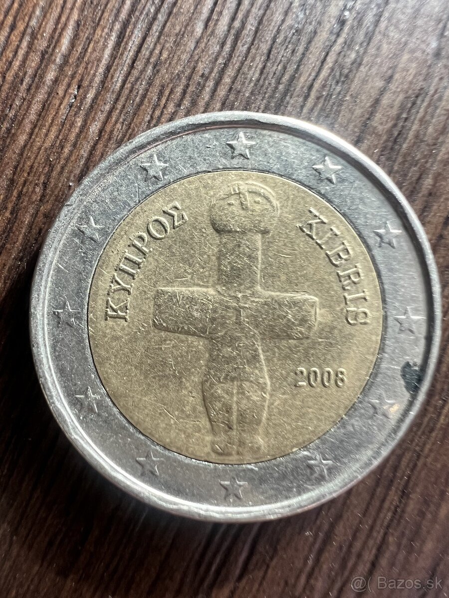 Cyperská 2eurová minca