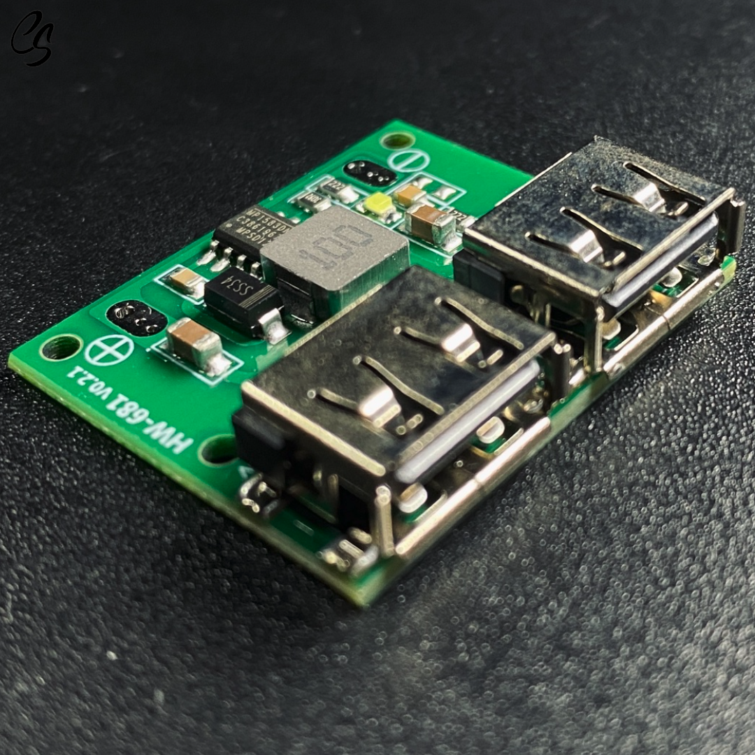 Napájací modul, step-down menič 5V/3A, 2x USB