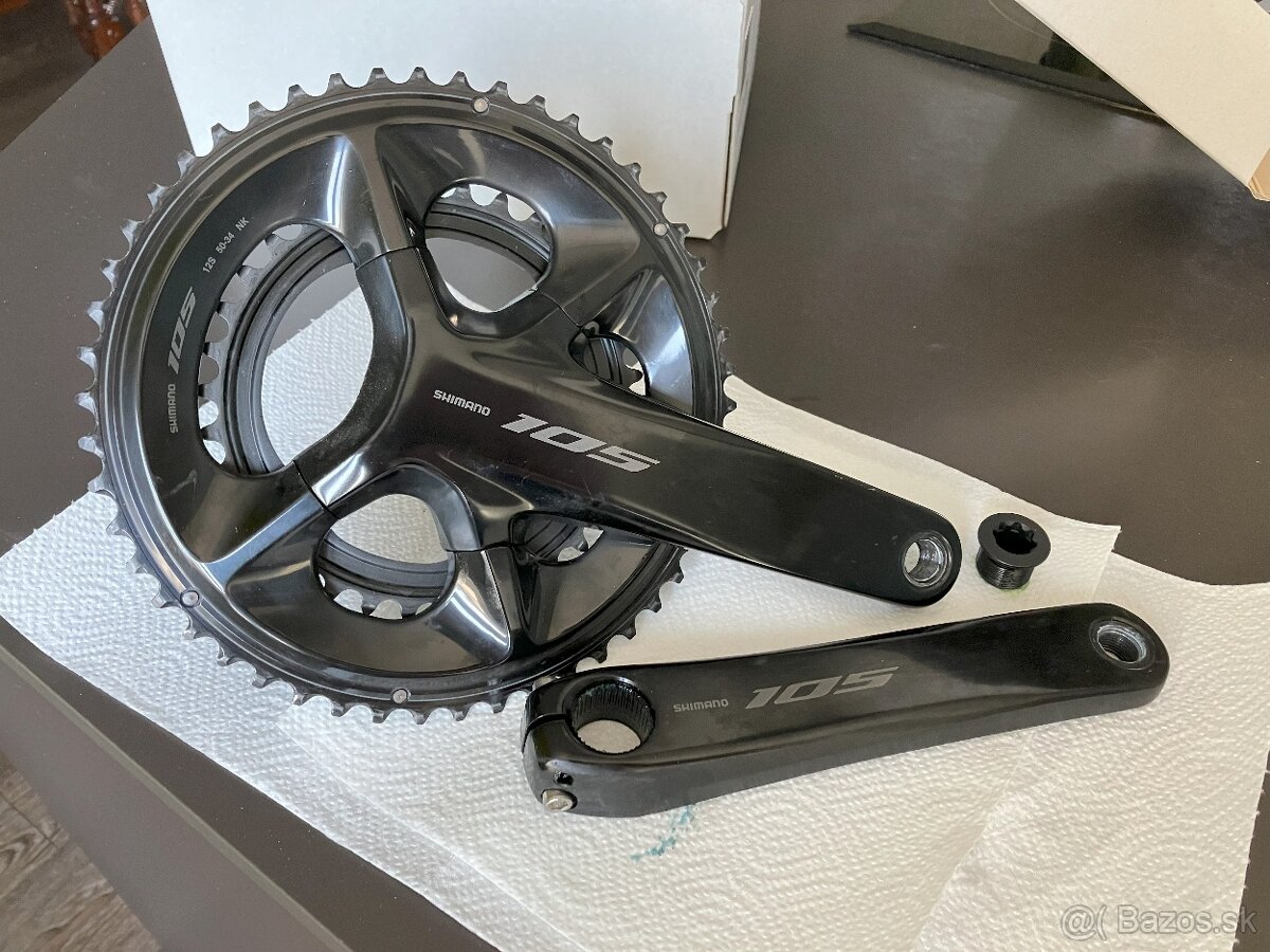 Shimano 105 FC-R7100 HTII kluky, 2x12, 50/34T, 170 mm