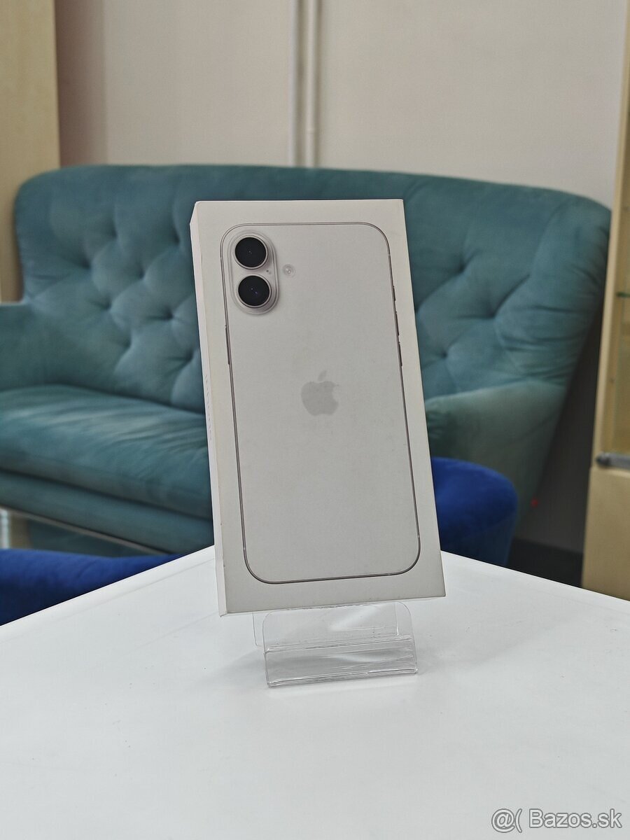 Iphone 16 Plus Biely 128GB | NOVÝ KUS