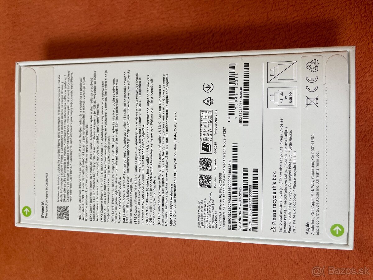 Iphone 16 256gb Black
