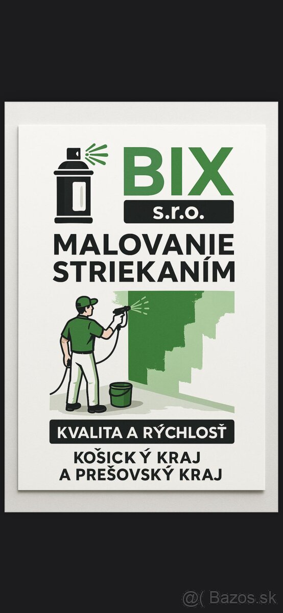 Maliarske prace-Striekanim