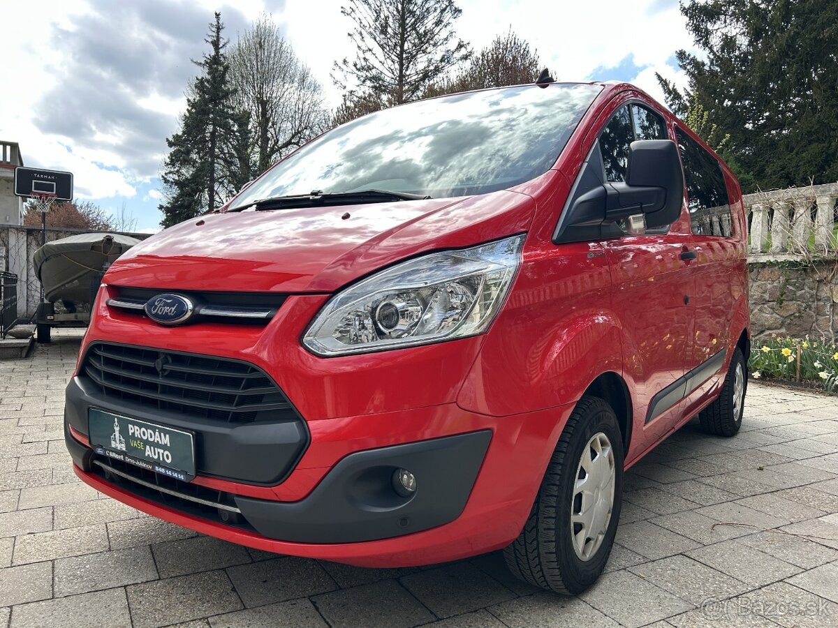 Ford Transit Custom, 2.0TDCi 6 míst. ČR 1 majitel DPH