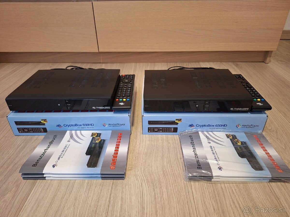 AB Cryptobox 650 HD, 2ks 50€