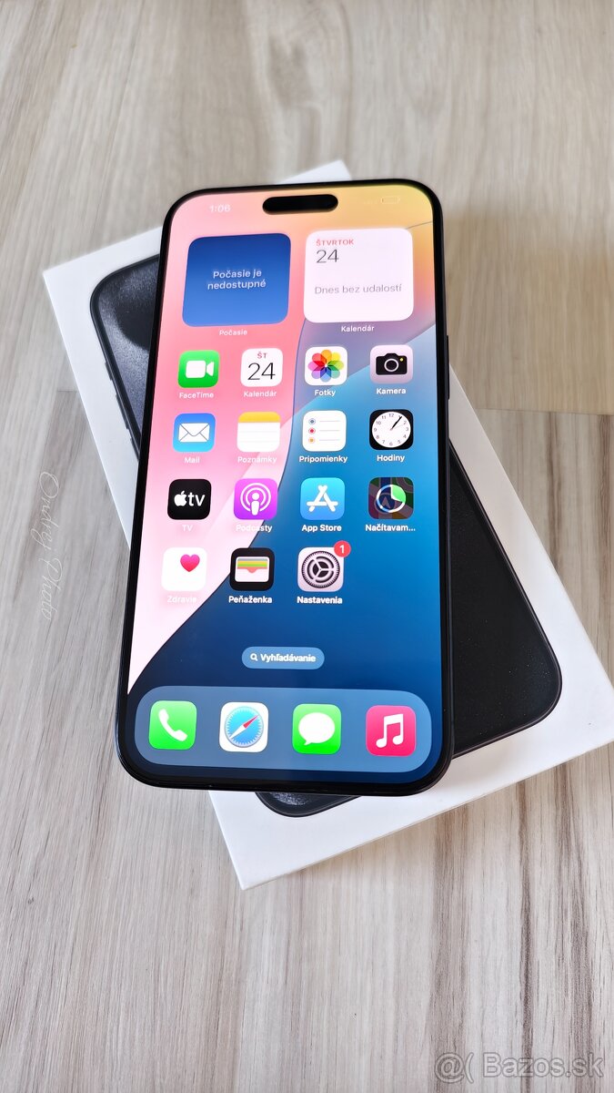 Iphone 15 Pro max Top stav