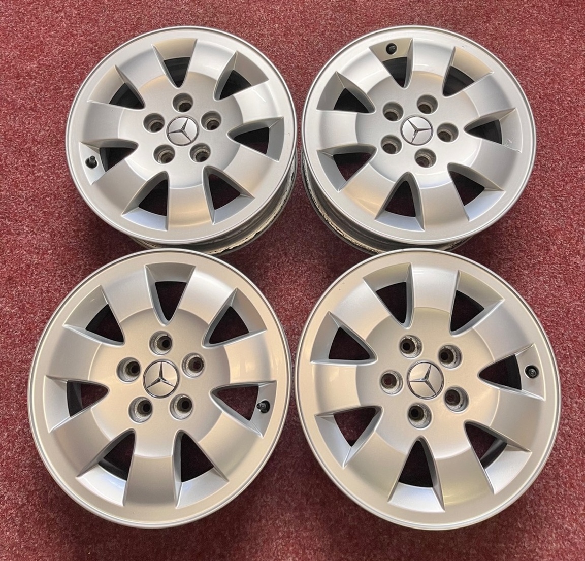 5x108 R15 Mercedes Citan ORIGINÁL Alu disky - ET 44