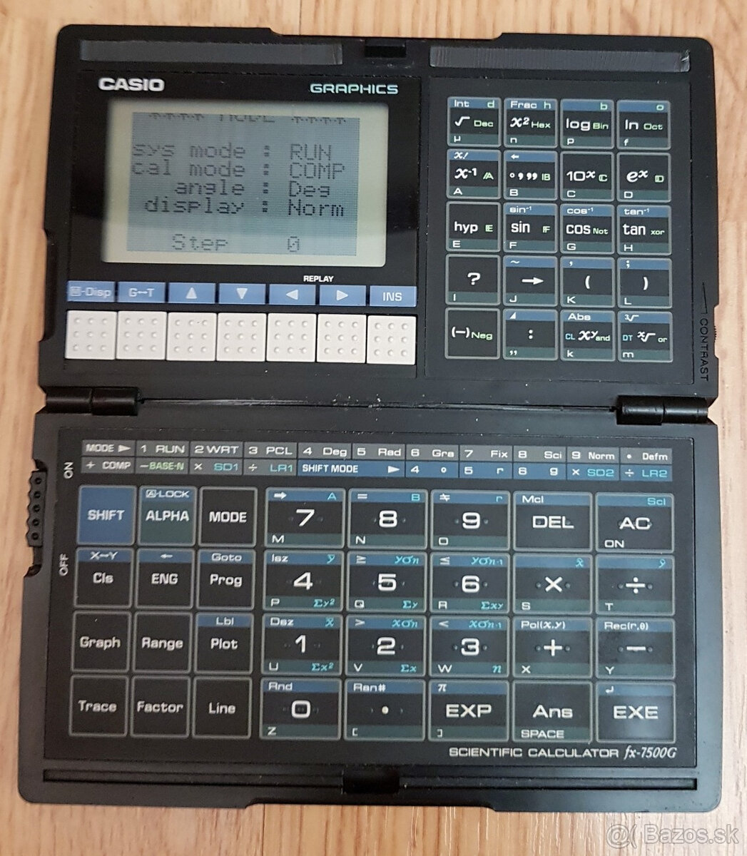 Prve graficke kalkulacky CASIO