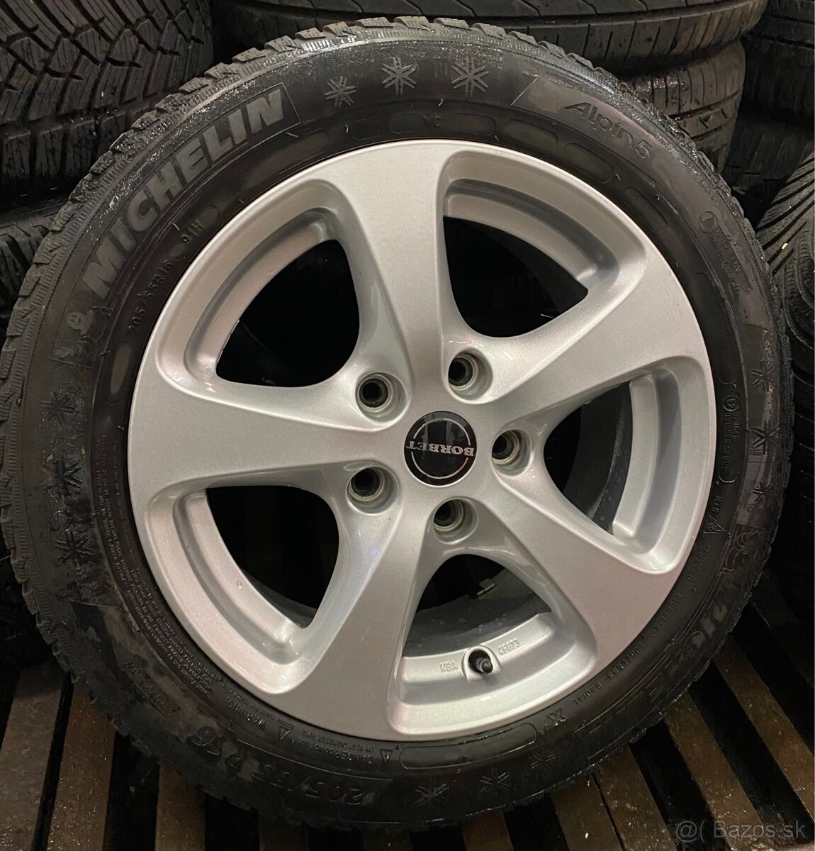 5x120 R16 7J ET34 + 205/55 R16 Michelin zimné