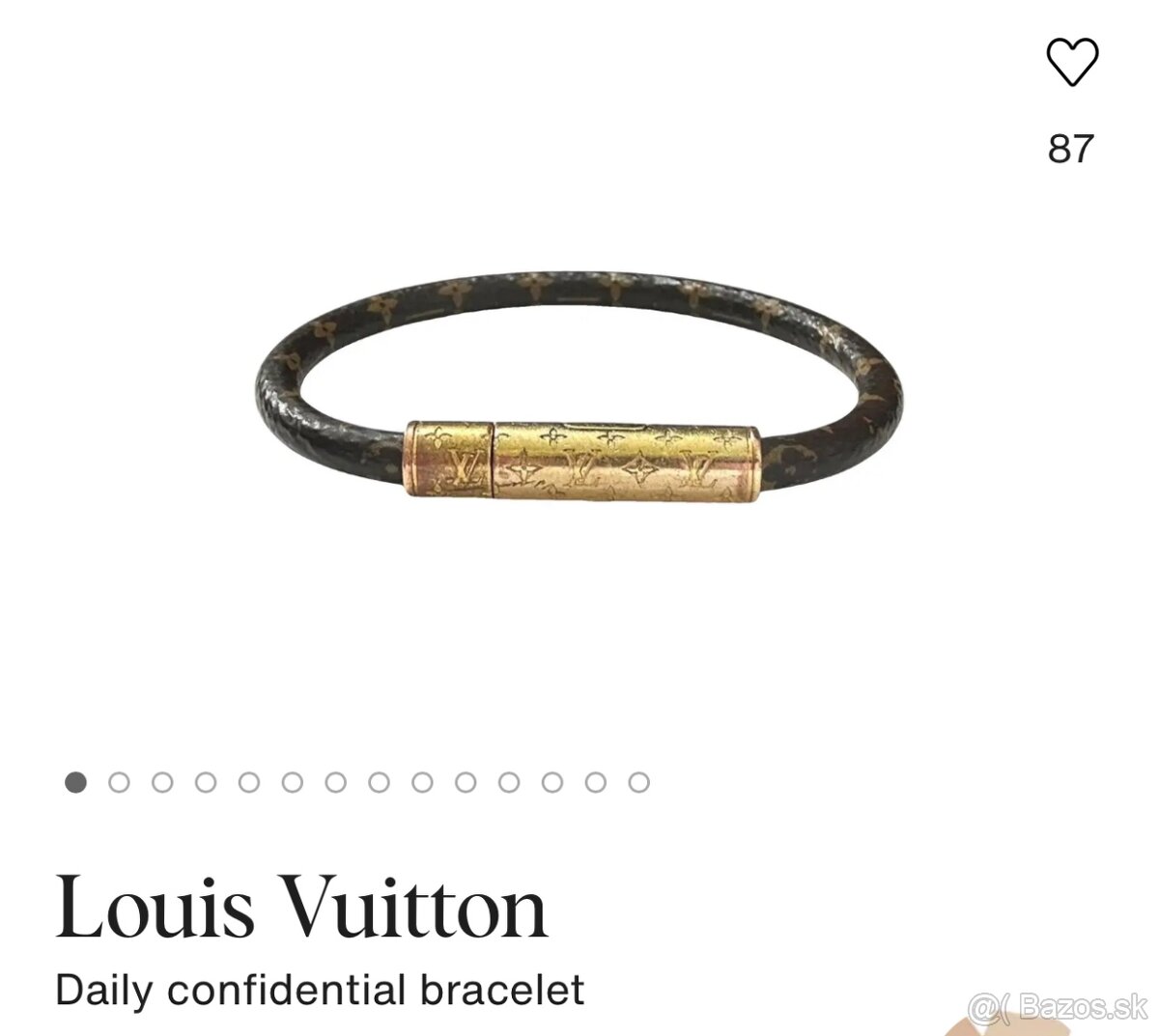 Náramok Louis Vuitton v komplet balení