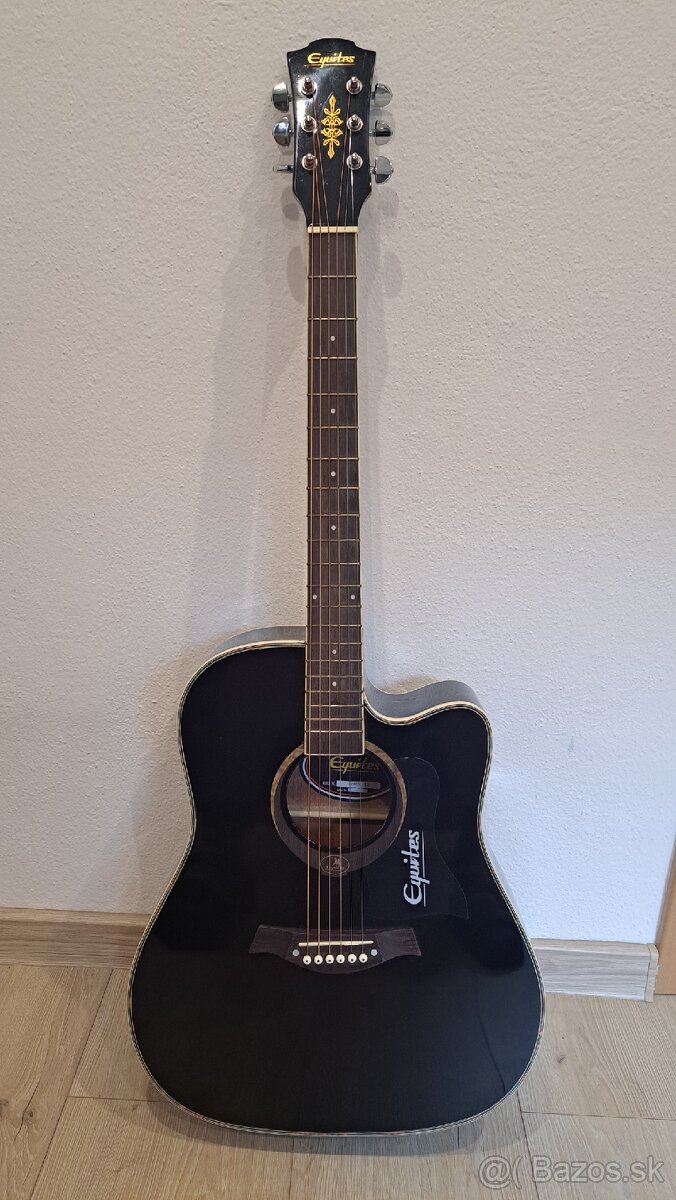 Akustická gitara Equites EQ905C BK