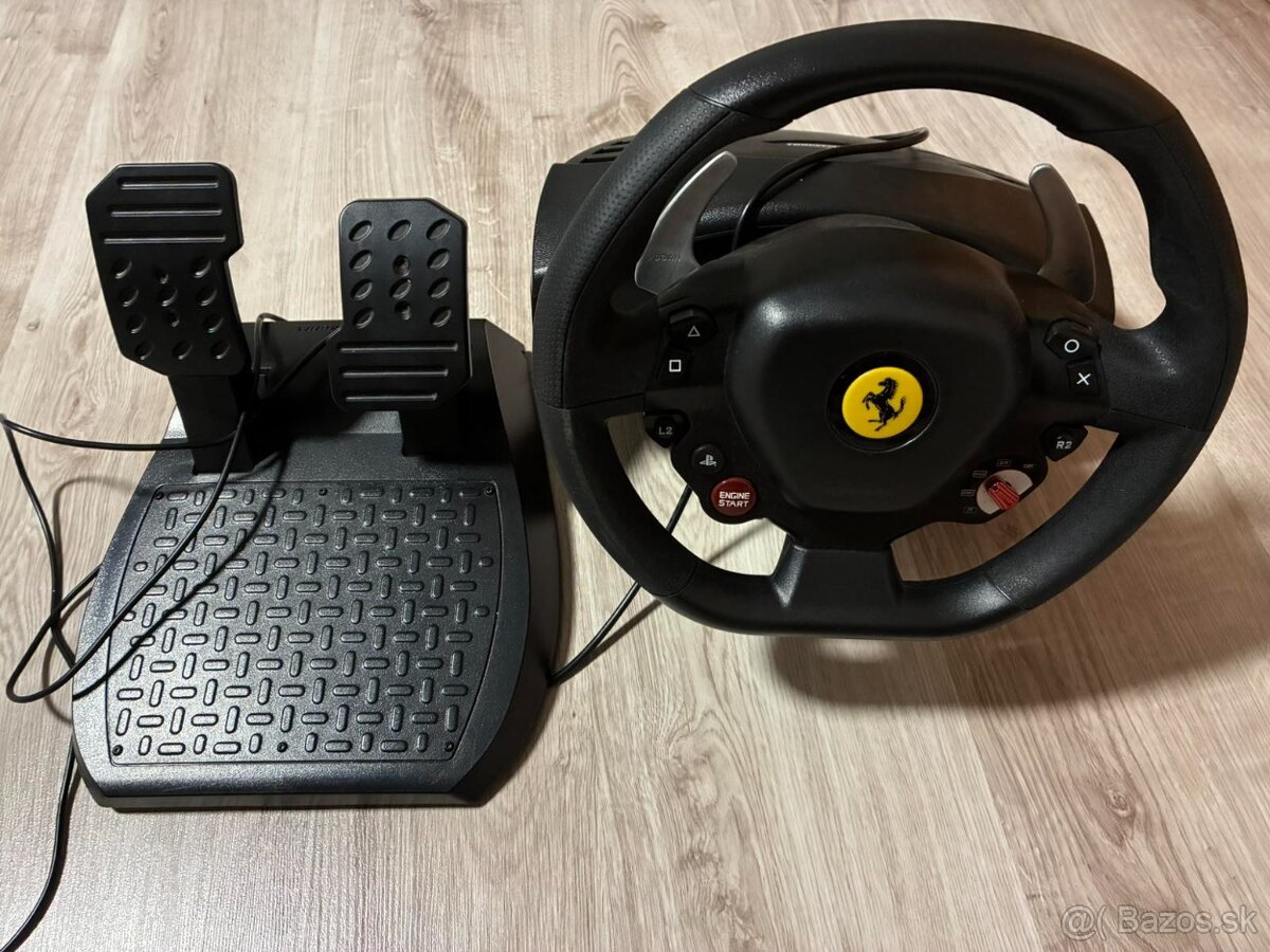 Herný volant s pedálmi Ferrari – pre PS3/PS4/PC