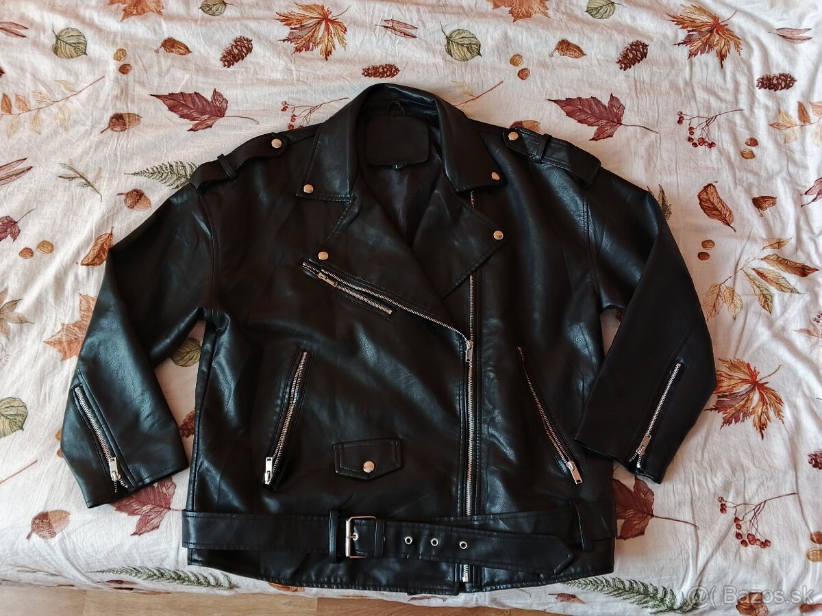 Koženková jarná bunda